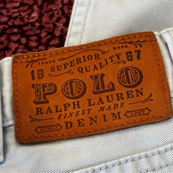 POLO RALPH LAUREN men’s light blue 650 straight chinos, 36x30 - Picture 8 of 11